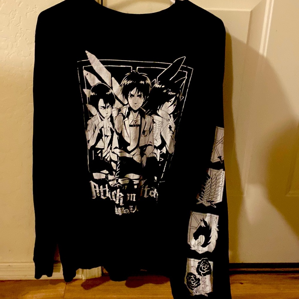 Attack on titan long sleeve T shirt